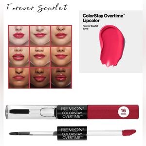 5/$25 Revlon Colorstay OVERTIME •Forever Scarlet